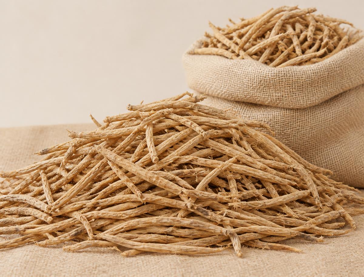 Dried Shatavari Roots — bulk raw material