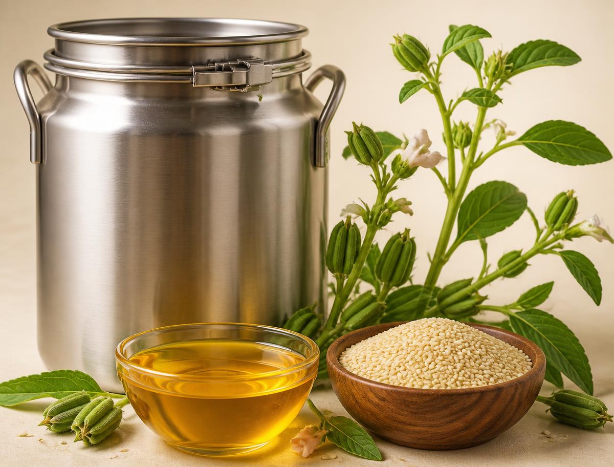 Pure Sesame Oil — bulk raw material
